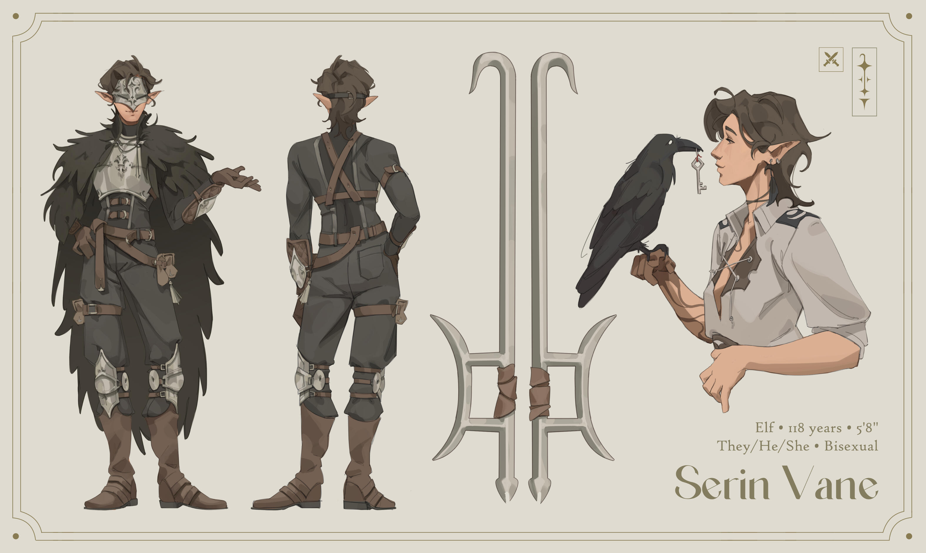 Serin Vale character sheet