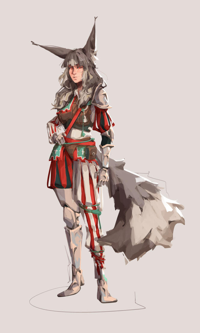 Commission: Landsknecht kitsune