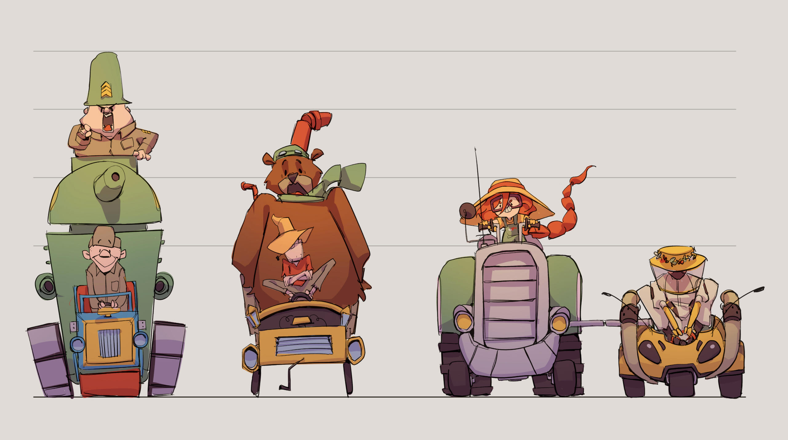 Sample lineup