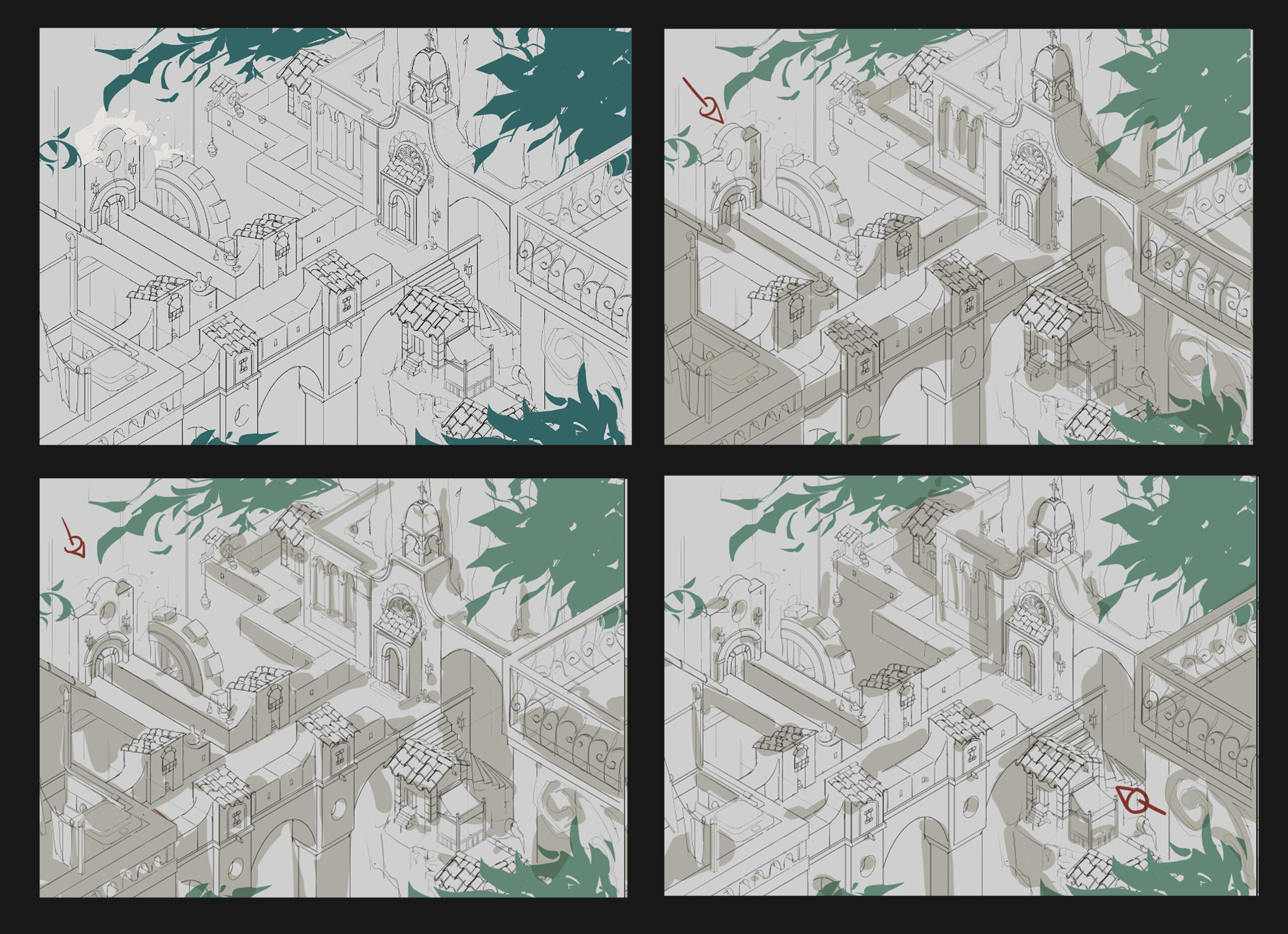 Final sketch light exploration