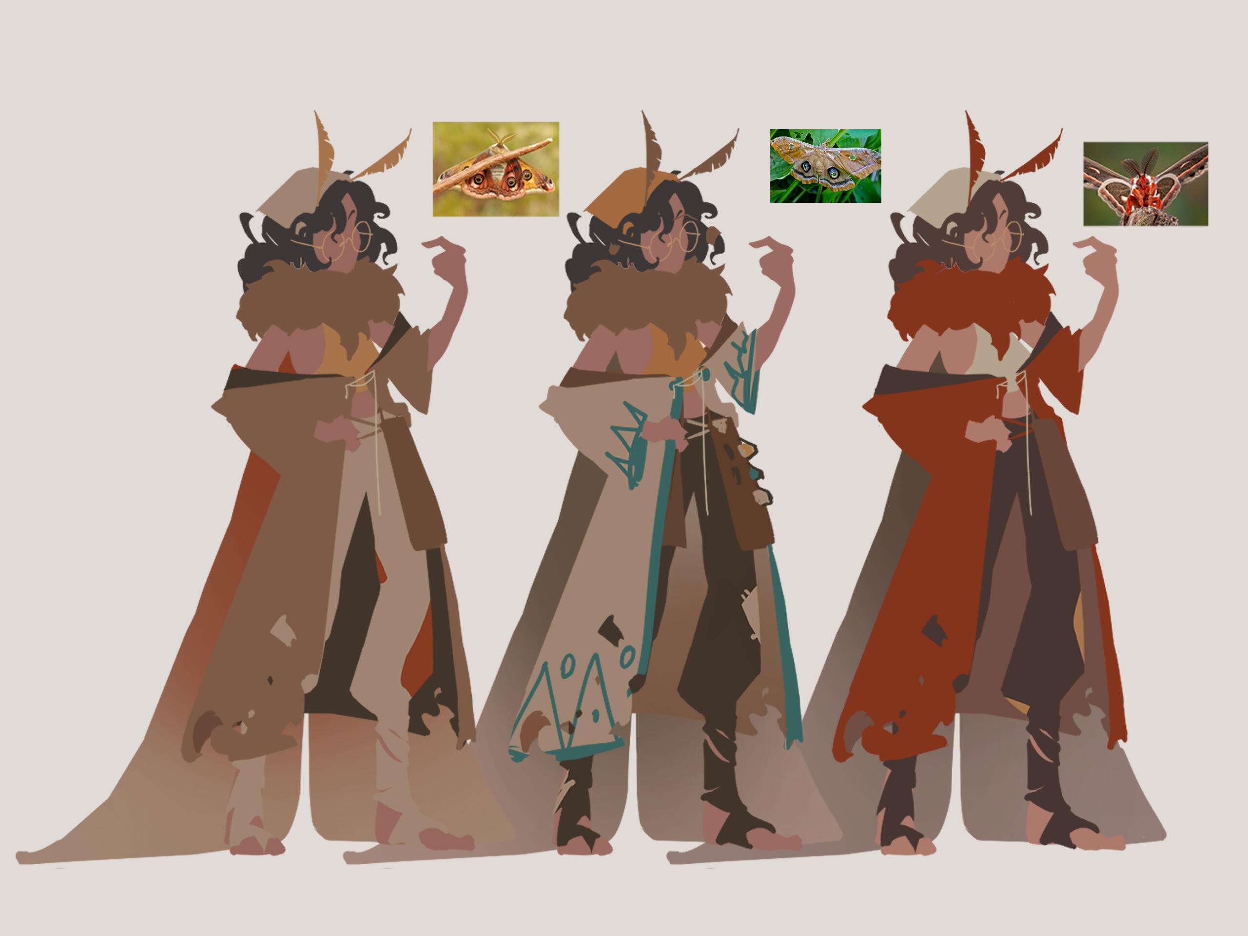 Character color variations