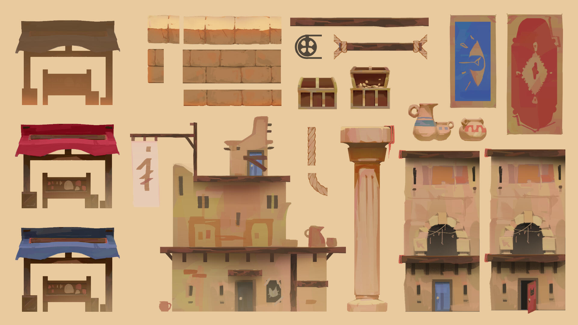 Final game assets